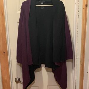 Simply Styled Women's Black and Purple Cardigan